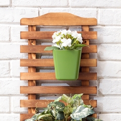 Kệ để chậu hoa trồng cây cảnh chất liệu gỗ thông kệ trang trí treo tường, ban công phong cách Bắc Âu