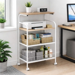 Kệ đa năng để đồ nhà bếp 1 tầng gỗ, kệ để lò vi sóng K-981