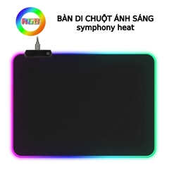 Tấm lót chuột viền LED RGB khổ lớn, Pad chuột Gaming viền LED giá tốt chống nước PK-1208