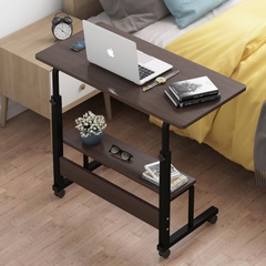 Bàn làm việc thông minh có giá sách, bàn nâng hạ chiều cao di động X-Table