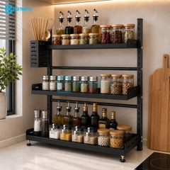 Kệ gia vị nhà bếp, kệ để hũ gia vị nhà bếp, kệ để hũ gia vị tiện dụng