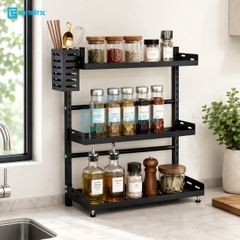 Kệ gia vị nhà bếp, kệ để hũ gia vị nhà bếp, kệ để hũ gia vị tiện dụng