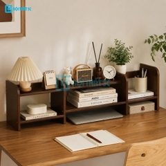 Kệ Sách Để Bàn, Kệ Để Bàn Đa Năng, Giá Sách Mini Trang Trí Bàn Học Bàn Làm Việc