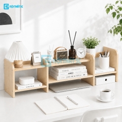 Kệ Sách Để Bàn, Kệ Để Bàn Đa Năng, Giá Sách Mini Trang Trí Bàn Học Bàn Làm Việc
