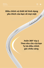Đèn LED 4000MAh để bàn học kèm khe giữ điện thoại GD-1402