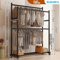 Kệ treo quần áo 5CK-976D