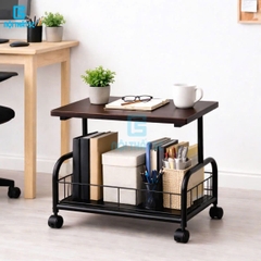 Kệ đa năng, kệ lò vi sóng khung thép, mặt gỗ K-983