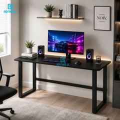 Chân U nâng cấp chân sắt 40x40mm mặt bo uốn cong kích thước 120cm 140cm
