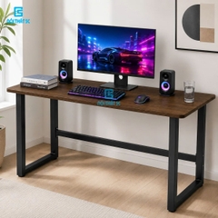 Chân U nâng cấp chân sắt 40x40mm mặt bo uốn cong kích thước 120cm 140cm