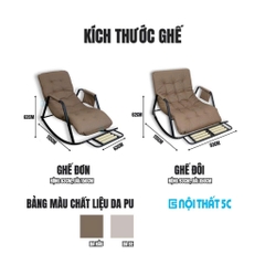 Ghế bập bênh có tay ghế GBB-006D