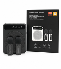 Loa Trợ Giảng Sumin H18 Kèm 2 Micro Cài Áo Không Dây + Tặng Micro Có Dây âm thanh to rõ, hạn chế hú
