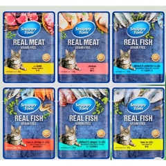 Pate mèo - Snappy tom REAL FISH gói 85gr