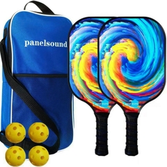 Bộ Vợt Chơi Bóng Pickleball Siêu Nhẹ Và Nhanh Chóng Kèm Túi Đựng 4 Quả Bóng