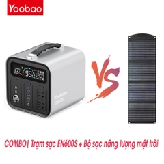 Trạm Sạc Dự Phòng Khẩn Cấp Yoobao EN600S Dung Lượng Lớn 148800mAh/ 600W/ Sạc Nhanh PD 60W Tích Hợp Đèn Pin Có Thể Mang Đi Dã Ngoại Ngoài Trời Và Sạc Nhiều Thiết Bị
