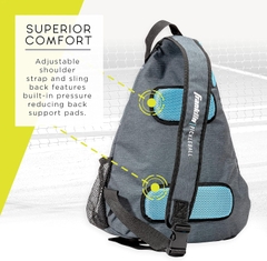 Túi pickleball đeo vai Sling Bag Franklin cho Nam + Nữ đựng vợt Pickleball kèm phụ kiện quần áo