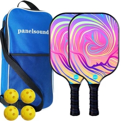 Bộ Vợt Chơi Bóng Pickleball Siêu Nhẹ Và Nhanh Chóng Kèm Túi Đựng 4 Quả Bóng