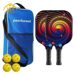 Bộ Vợt Chơi Bóng Pickleball Siêu Nhẹ Và Nhanh Chóng Kèm Túi Đựng 4 Quả Bóng
