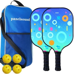 Bộ Vợt Chơi Bóng Pickleball Siêu Nhẹ Và Nhanh Chóng Kèm Túi Đựng 4 Quả Bóng