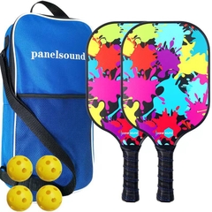 Bộ Vợt Chơi Bóng Pickleball Siêu Nhẹ Và Nhanh Chóng Kèm Túi Đựng 4 Quả Bóng