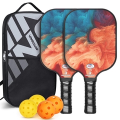 Bộ Vợt Chơi Bóng Pickleball Siêu Nhẹ Và Nhanh Chóng Kèm Túi Đựng 4 Quả Bóng