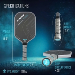 Vợt Pickleball T1000 sợi carbon vợt thi đấu đào tạo chuyên nghiệp Pickleball Chính hãng Insum