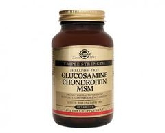 Solgar® Glucosamine Condrotin MSM (Shellfish - Free) 60 viên nén + QUÀ TẶNG