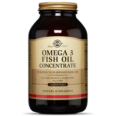 Solgar® Dầu cá Fish Oil Omega-3 Concentrate 120 viên nang mềm