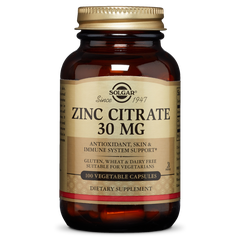 Solgar® Zinc Citrate 30 mg 100 tablets