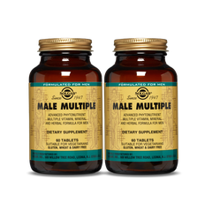 Solgar® COMBO Male Multiple (two bottles of 60 tablets)