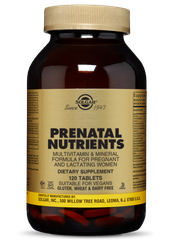 COMBO two bottles Solgar® Prenatal Nutrients 120 tablets