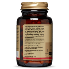Solgar® Vegetarian CoQ-10 60 mg 60 Vegetable Capsules