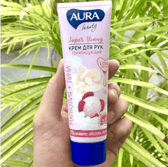 Kem Dưỡng Da Tay Aura Làm Mềm Da Tay Chân Giảm Nứt Nẻ Aura Beauty Cream Nga 75g