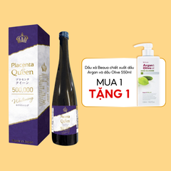 Nước Uống Trắng Da Mờ Nám Placenta de Queen 500,000 Nhật Bản 480ml