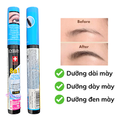 Tinh Chất Dưỡng Mày Eveline 8in1 Total Action Eyebrow Therapy Professional Của Nga 10ml