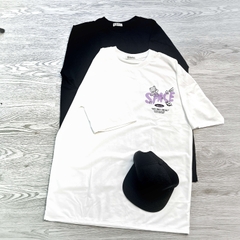 MS010 Áo Thun Unisex Nam Nữ, Áo Thun Form Rộng Thời Trang In Hình SPACE Dễ Thương Freesize