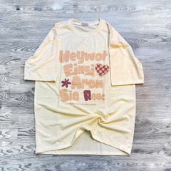 MS030 Áo Thun Unisex Nam Nữ, Áo Thun Form Rộng Thời Trang In Hình Dễ Thương Freesize