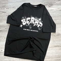 MS019 Áo Thun Unisex Nam Nữ, Áo Thun Form Rộng Thời Trang In Chữ Dễ Thương Freesize