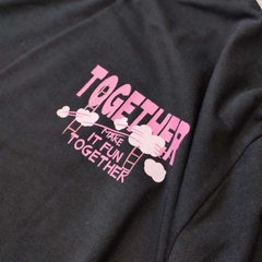 MS022 Áo Thun Unisex Nam Nữ, Áo Thun Form Rộng Thời Trang In Chữ TOGETHER Dễ Thương Freesize