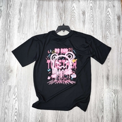 MS022 Áo Thun Unisex Nam Nữ, Áo Thun Form Rộng Thời Trang In Chữ TOGETHER Dễ Thương Freesize