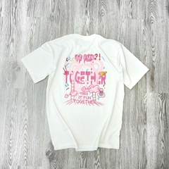 MS015 - MS022 Áo Thun Unisex Nam Nữ, Áo Thun Form Rộng Thời Trang In Hình Dễ Thương Freesize