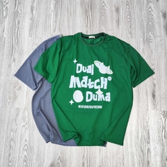 MS024 Áo Thun Unisex Nam Nữ, Áo Thun Form Rộng Thời Trang In Chữ Dễ Thương Freesize