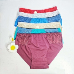 [Mã S23] Quần Lót Nữ Thun Lạnh Phối Ren 2 Bên Nữ Tính Mềm Mại FREESIZE (GIAO MÀU NGẪU NHIÊN)