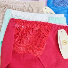 [Mã S23] Quần Lót Nữ Thun Lạnh Phối Ren 2 Bên Nữ Tính Mềm Mại FREESIZE (GIAO MÀU NGẪU NHIÊN)