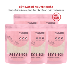 Combo 5 Túi Bột Đậu Đỏ Nguyên Chất Mizuki Tẩy Tế Bào Chết, Dưỡng Trắng Da, Se Khít Lỗ Chân Lông