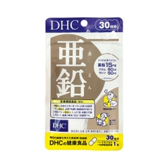 Combo Viên Uống DHC Tóc Chắc Khoẻ - Giảm Gãy Rụng 30 Ngày (Kẽm 30v & Biotin 30v)