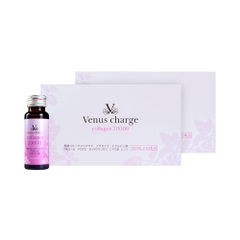 Nước uống Collagen Venus Charge 20,000mg Chống Lão Hóa Mờ Nhăn Sạm Nhật Bản (Hộp 10 chai x 50ml)