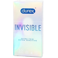 Bao Cao Su Durex Invisible Extra Thin Extra Sensitive Hộp 10 Cái