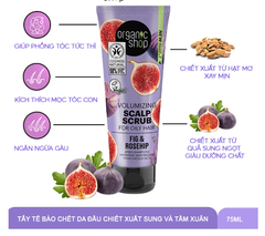 Tẩy Da Chết Cho Da Đầu Organic Shop Chiết Xuất Từ Quả Vả Và Dầu Tầm Xuân Bản Anh 75ml