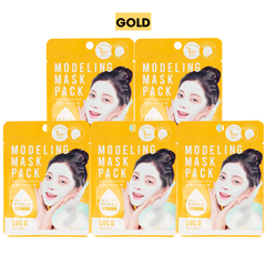 Combo 5 mặt nạ đắp dạng bột Modeling Mask Pack 22g - Gold