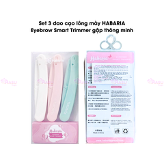 Set 3 Dao Cạo Lông Mày Habaria Eyebrow Smart Trimmer